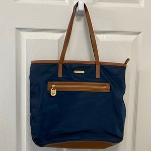Michael Kors Kempton Nylon Blue Shoulder Bag